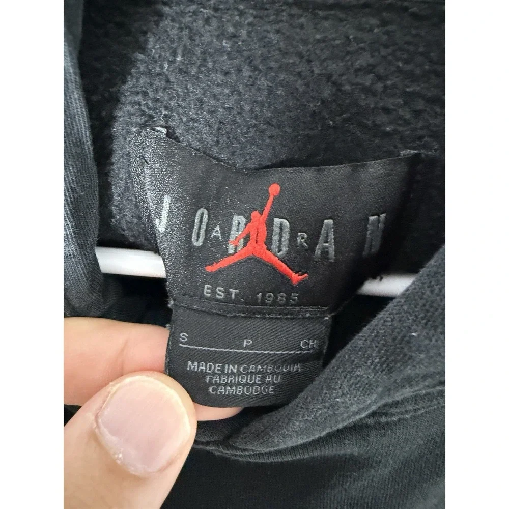 Basketball Africa League Sweatshirt Mens Small Black Nike Jordan Hoodie Pullover